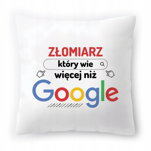 Poduszka Dla Złomiarza Urodziny Imieniny Prezent z Nadrukiem ze Zdjęciem