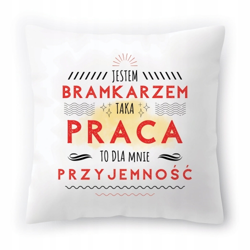 Poduszka Dla Bramkarza na Urodziny Prezent z Nadrukiem ze Zdjęciem