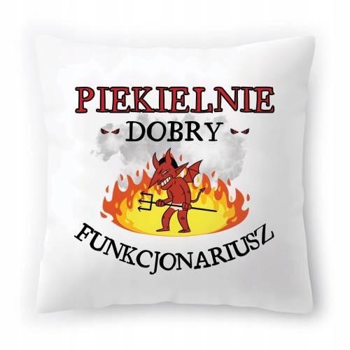 Poduszka Dla Funkcjonariusza na Urodziny Prezent z Nadrukiem ze Zdjęciem