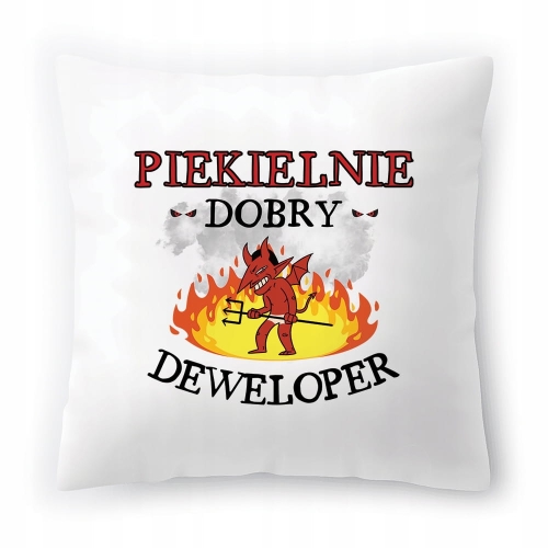 Poduszka Dla Dewelopera na Urodziny Prezent z Nadrukiem ze Zdjęciem