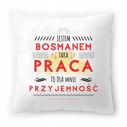 Poduszka Dla Bosmana na Urodziny Imieniny Prezent z Nadrukiem ze Zdjęciem