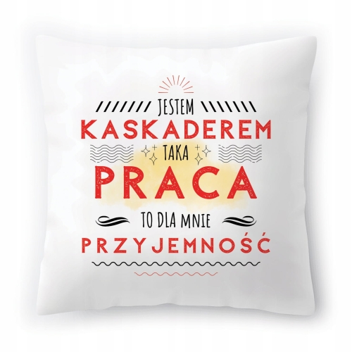 Poduszka Dla Kaskadera na Urodziny Prezent z Nadrukiem ze Zdjęciem