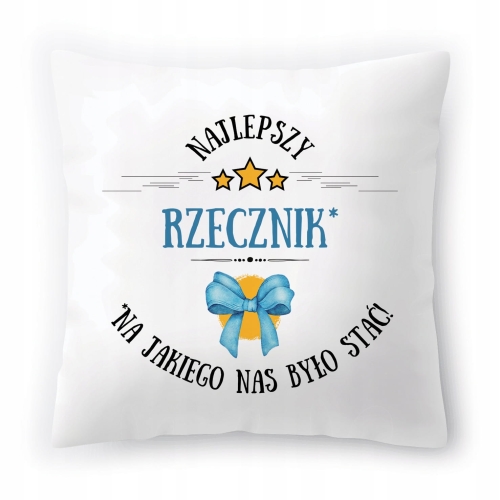 Poduszka Dla Rzecznika na Urodziny Prezent z Nadrukiem ze Zdjęciem