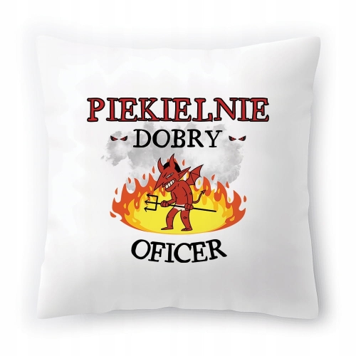 Poduszka Dla Oficera na Urodziny Prezent z Nadrukiem ze Zdjęciem