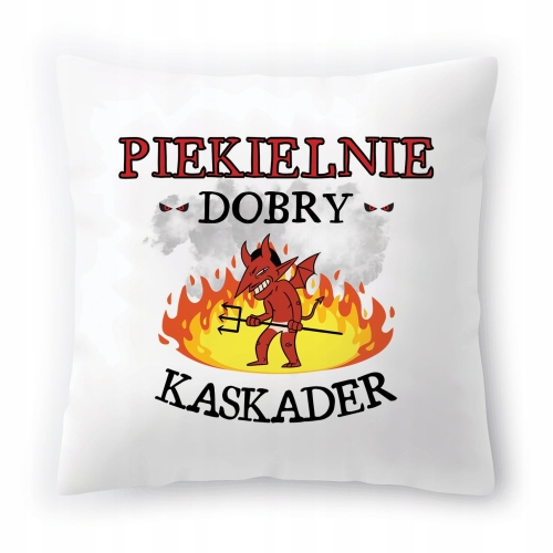 Poduszka Dla Kaskadera na Urodziny Prezent z Nadrukiem ze Zdjęciem