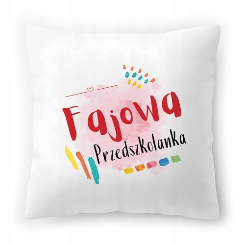 Poduszka Dla Przedszkolanki na Urodziny Prezent z Nadrukiem ze Zdjęciem
