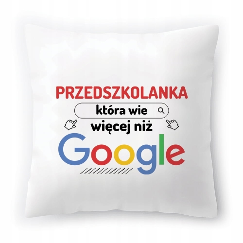 Poduszka Dla Przedszkolanki na Urodziny Prezent z Nadrukiem ze Zdjęciem