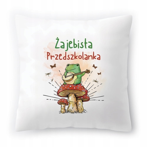 Poduszka Dla Przedszkolanki na Urodziny Prezent z Nadrukiem ze Zdjęciem