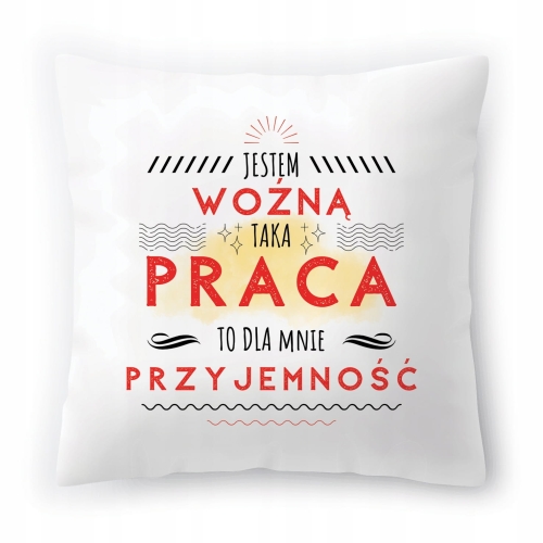 Poduszka Dla Woźnej na Urodziny Imieniny Prezent z Nadrukiem ze Zdjęciem