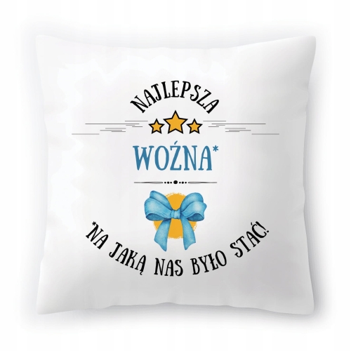 Poduszka Dla Woźnej na Urodziny Imieniny Prezent z Nadrukiem ze Zdjęciem