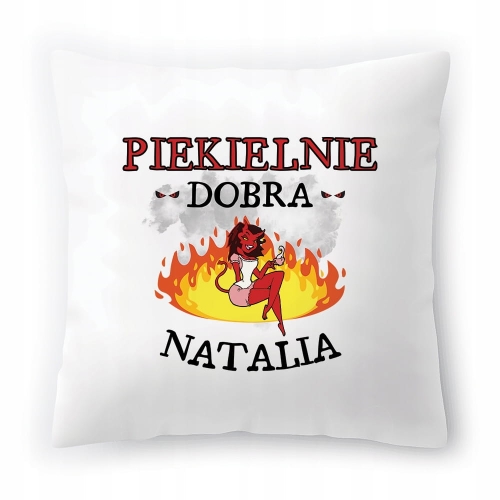 Poduszka Dla Natalii na Urodziny Imieniny Prezent z Nadrukiem ze Zdjęciem