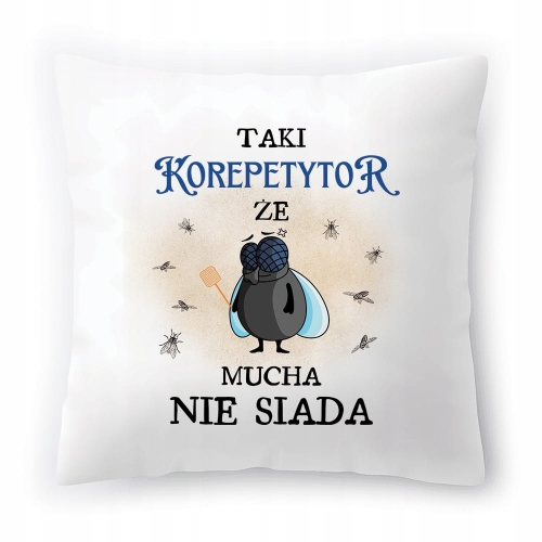 Poduszka Dla Korepetytora na Urodziny Prezent z Nadrukiem ze Zdjęciem