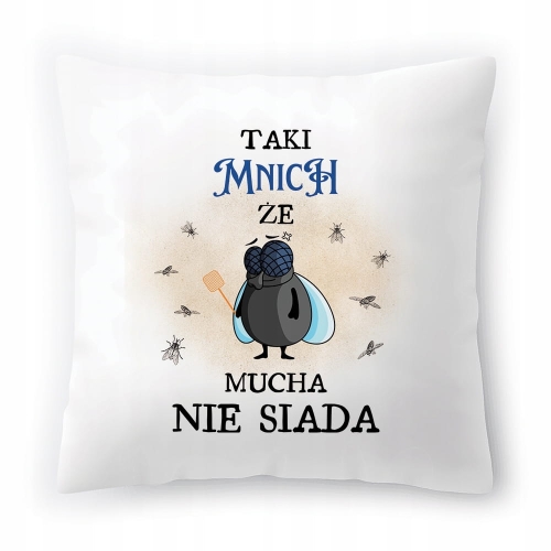 Poduszka Dla Mnicha na Urodziny Imieniny Prezent z Nadrukiem ze Zdjęciem