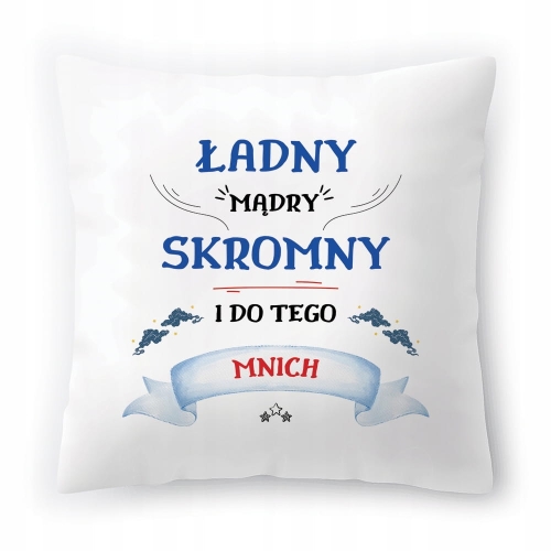 Poduszka Dla Mnicha na Urodziny Imieniny Prezent z Nadrukiem ze Zdjęciem