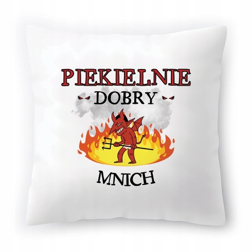 Poduszka Dla Mnicha na Urodziny Imieniny Prezent z Nadrukiem ze Zdjęciem