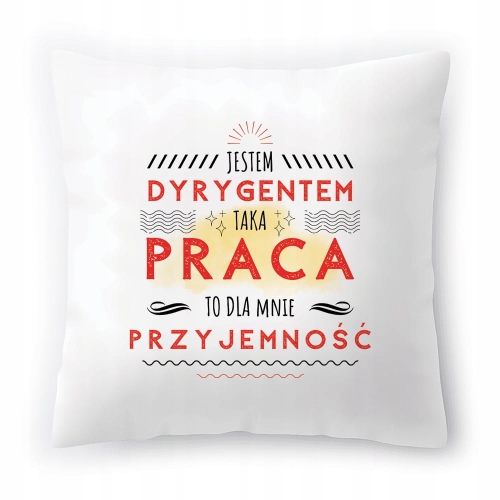 Poduszka Dla Dyrygenta na Urodziny Prezent z Nadrukiem ze Zdjęciem