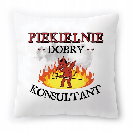 Poduszka Dla Konsultanta na Urodziny Prezent z Nadrukiem ze Zdjęciem