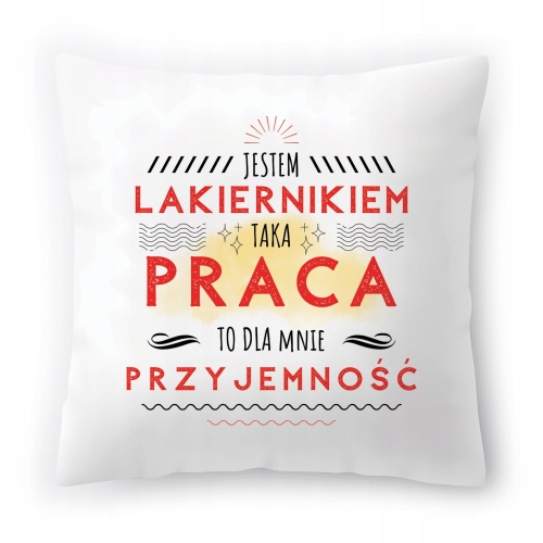 Poduszka Dla Lakiernika Urodziny Imieniny Prezent z Nadrukiem ze Zdjęciem