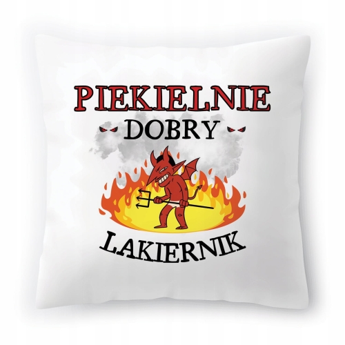 Poduszka Dla Lakiernika Urodziny Imieniny Prezent z Nadrukiem ze Zdjęciem