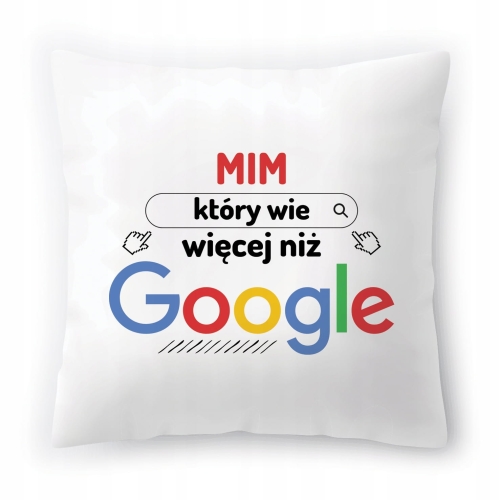 Poduszka Dla Mima na Urodziny Imieniny na Prezent z Nadrukiem ze Zdjęciem