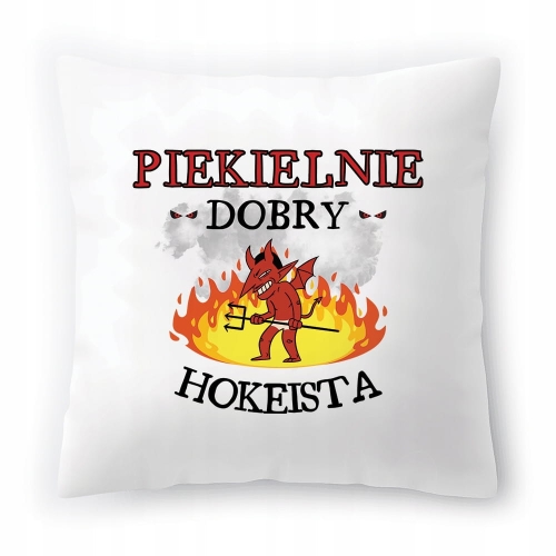 Poduszka Dla Hokeisty na Urodziny na Prezent z Nadrukiem ze Zdjęciem
