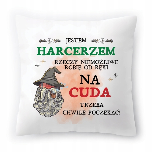 Poduszka Dla Harcerza na Urodziny na Prezent z Nadrukiem ze Zdjęciem