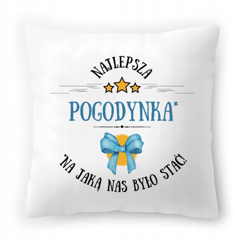Poduszka Dla Pogodynki na Urodziny Prezent z Nadrukiem ze Zdjęciem