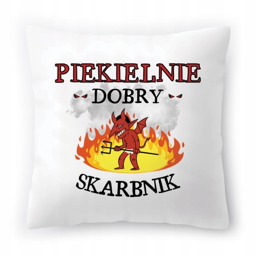Poduszka Dla Skarbnika na Urodziny Prezent z Nadrukiem ze Zdjęciem