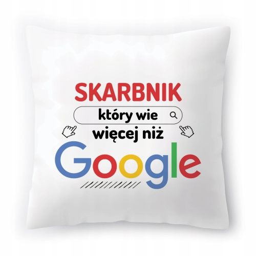 Poduszka Dla Skarbnika na Urodziny Prezent z Nadrukiem ze Zdjęciem