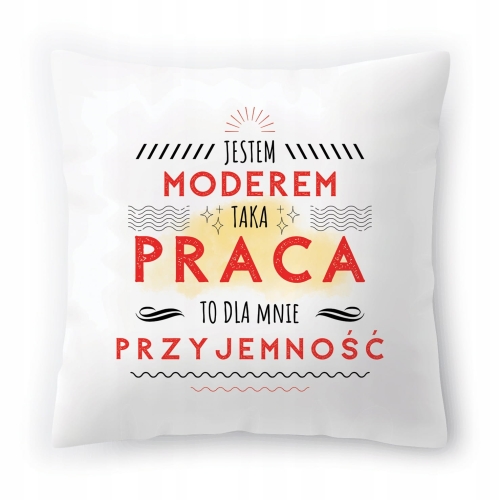 Poduszka Dla Modera na Urodziny Imieniny Prezent z Nadrukiem ze Zdjęciem