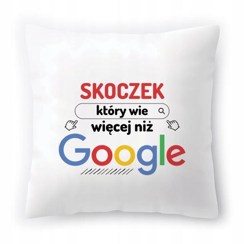 Poduszka Dla Skoczka na Urodziny na Prezent z Nadrukiem ze Zdjęciem