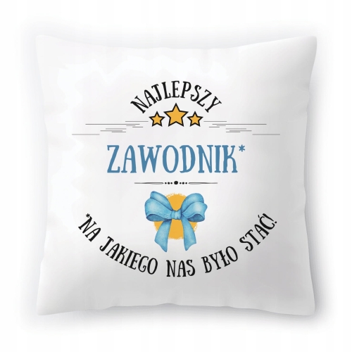 Poduszka Dla Zawodnika Idealny Prezent na Urodziny z Nadrukiem ze Zdjęciem