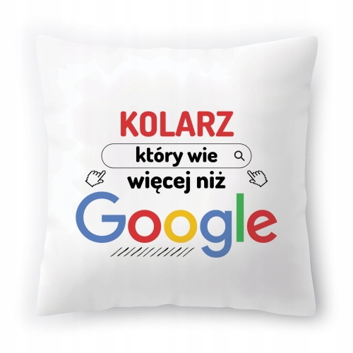 Poduszka Dla Kolarza na Urodziny na Prezent z Nadrukiem ze Zdjęciem