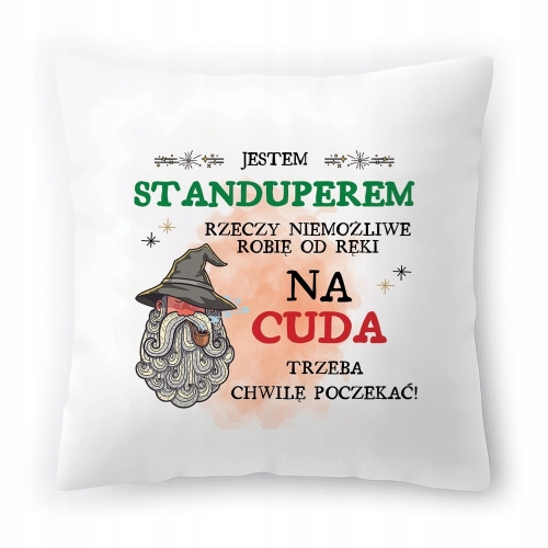 Poduszka Dla Standupera na Urodziny na Prezent z Nadrukiem ze Zdjęciem
