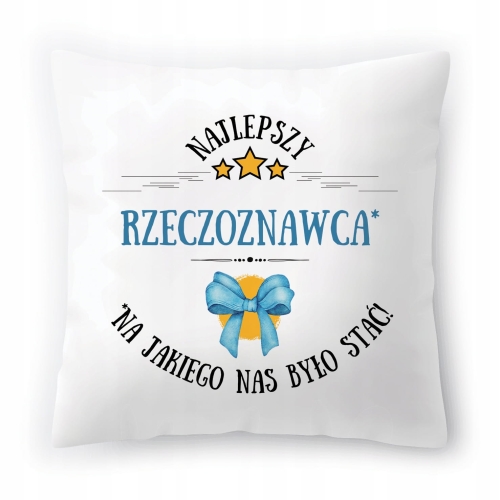Poduszka Dla Rzeczoznawcy na Urodziny Prezent z Nadrukiem ze Zdjęciem