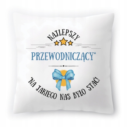 Poduszka Dla Przewodniczącego na Urodziny Prezent z Nadrukiem ze Zdjęciem