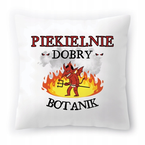 Poduszka Dla Botanika na Urodziny Prezent z Nadrukiem ze Zdjęciem