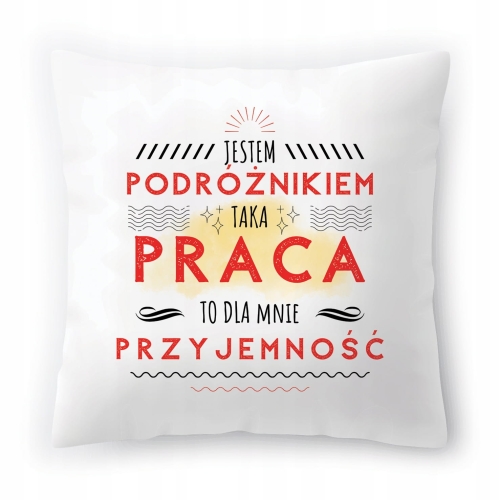Poduszka Dla Podróżnika na Urodziny Prezent z Nadrukiem ze Zdjęciem