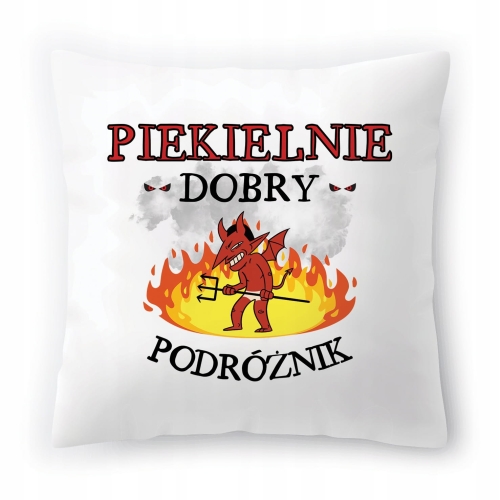 Poduszka Dla Podróżnika na Urodziny Prezent z Nadrukiem ze Zdjęciem