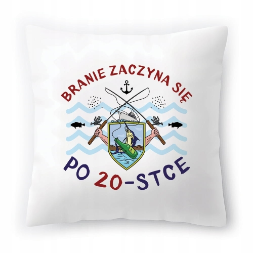 Poduszka na Urodziny 20 20te 20-te na Prezent z Nadrukiem ze Zdjęciem