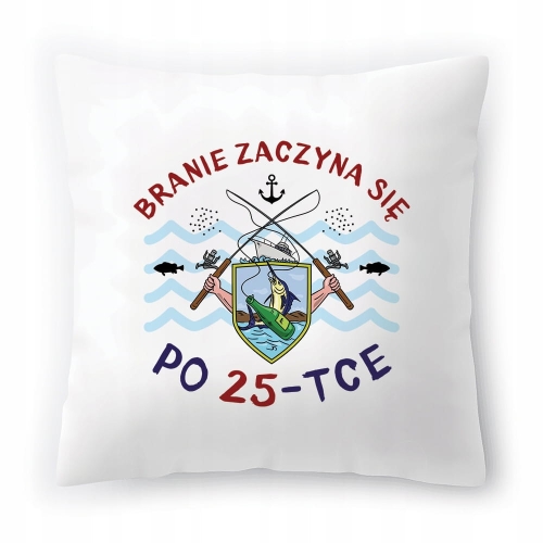 Poduszka na Urodziny 25 25te 25-te na Prezent z Nadrukiem ze Zdjęciem