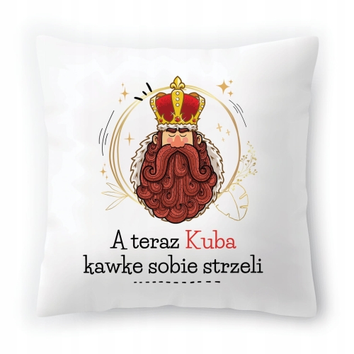 Poduszka Dla Kuby na Urodziny Imieniny na Prezent z Nadrukiem ze Zdjęciem