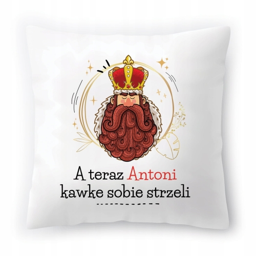 Poduszka Dla Antka Antoniego na Urodziny Prezent z Nadrukiem ze Zdjęciem