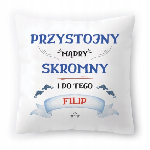 Poduszka Dla Filip na Urodziny Imieniny Prezent z Nadrukiem ze Zdjęciem