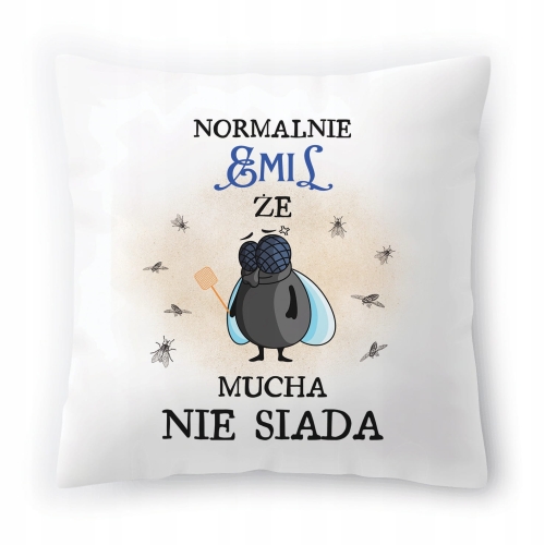 Poduszka Dla Emila na Urodziny Imieniny Prezent z Nadrukiem ze Zdjęciem