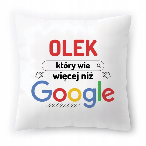 Poduszka Dla Olka na Urodziny Imieniny na Prezent z Nadrukiem ze Zdjęciem
