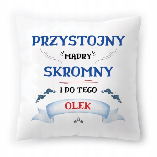 Poduszka Dla Olka na Urodziny Imieniny na Prezent z Nadrukiem ze Zdjęciem