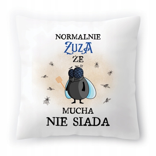 Poduszka Dla Zuzy na Urodziny Imieniny Prezent z Nadrukiem ze Zdjęciem