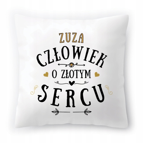 Poduszka Dla Zuzy na Urodziny Imieniny Prezent z Nadrukiem ze Zdjęciem