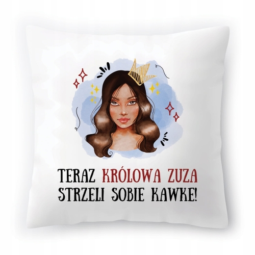 Poduszka Dla Zuzy na Urodziny Imieniny Prezent z Nadrukiem ze Zdjęciem